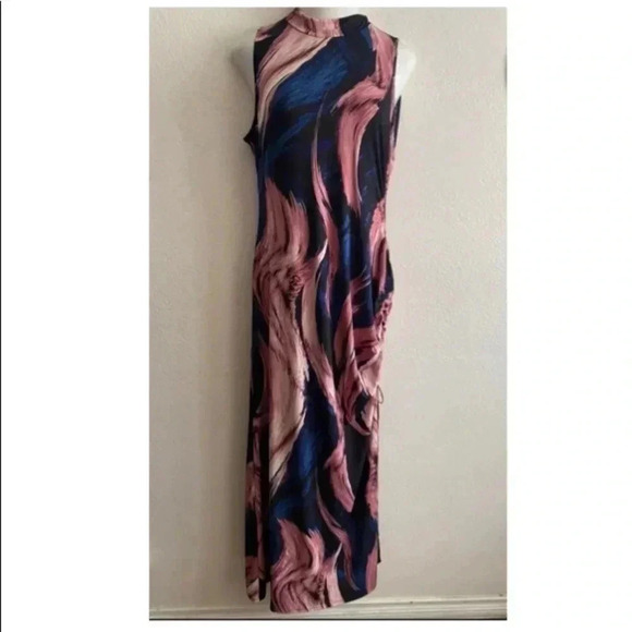 🆕Studio 1011 Plus-Size Marble Print Mock Neck Sleeveless Bodycon Dress 3X🆕 - Picture 4 of 16